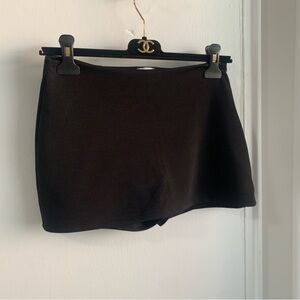 PacSun L.A Hearts black wrap mini skort size S